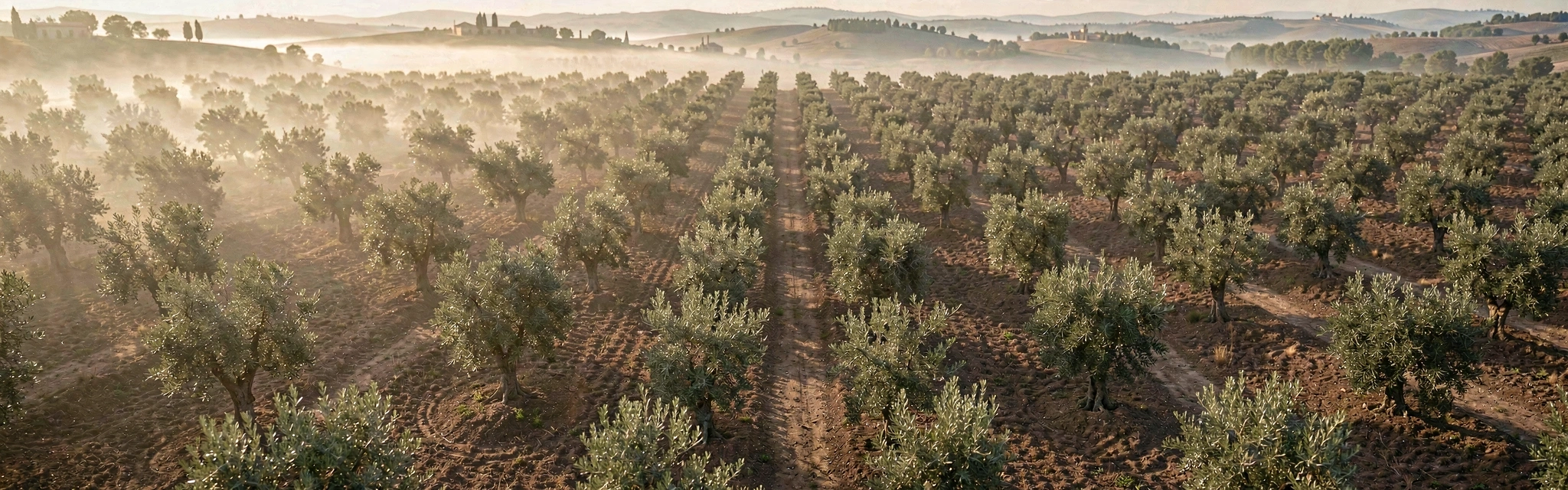 Paisaje de olivos